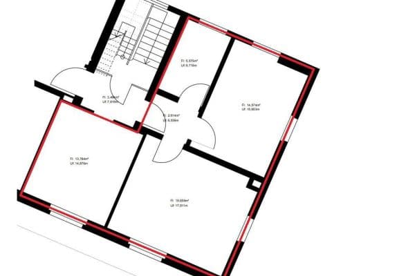 Pronájem bytu 2+1 53 m², Paradiesstraße 17, Nürnberg Pronájem bytu 2+1 53 m², Paradiesstraße 17, Nürnberg