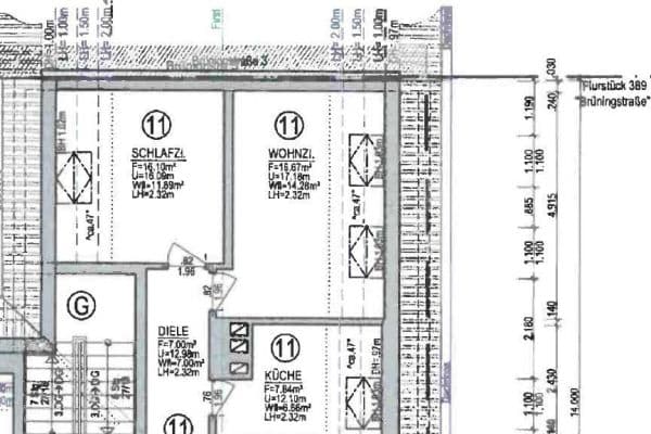 Pronájem bytu 2+1 44 m², Waldthausenstraße 41, Essen Pronájem bytu 2+1 44 m², Waldthausenstraße 41, Essen