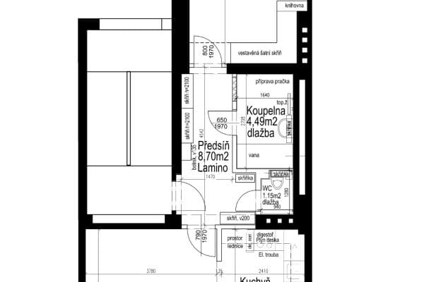 Pronájem bytu 2+kk 59 m², Kobyliské náměstí, Praha Pronájem bytu 2+kk 59 m², Kobyliské náměstí, Praha