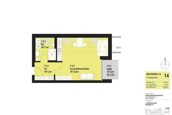 Pronájem bytu 1+1 40 m², Am Borggarten, Münster, Severní Porýní-Vestfálsko Pronájem bytu 1+1 40 m², Am Borggarten, Münster, Severní Porýní-Vestfálsko