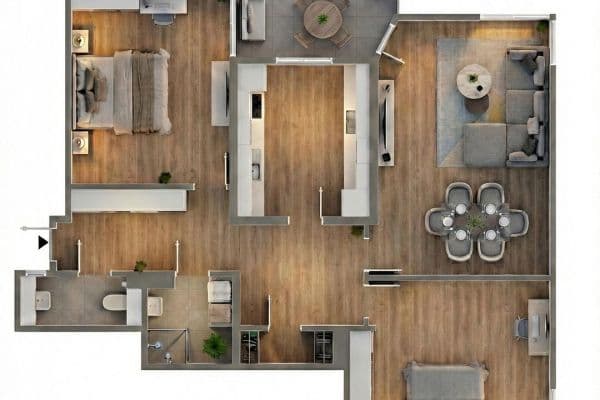 Pronájem bytu 3+1 79 m², Vornholzstraße 38, Passau, Bavorsko Pronájem bytu 3+1 79 m², Vornholzstraße 38, Passau, Bavorsko