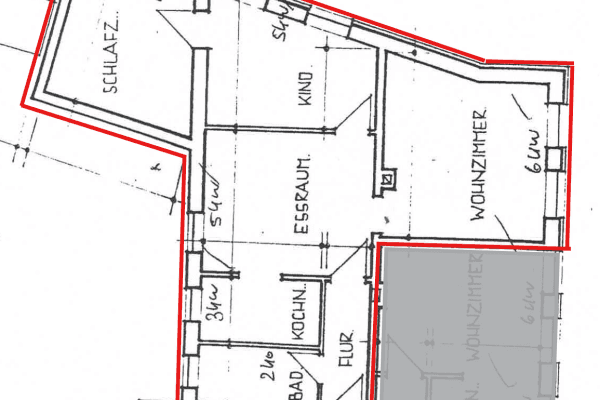 Pronájem bytu 3+1 77 m², Postweg 29, Oberhausen Pronájem bytu 3+1 77 m², Postweg 29, Oberhausen