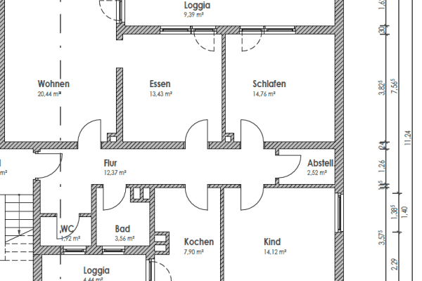 Pronájem bytu 4+1 93 m², Ringstraße, Walldürn Pronájem bytu 4+1 93 m², Ringstraße, Walldürn