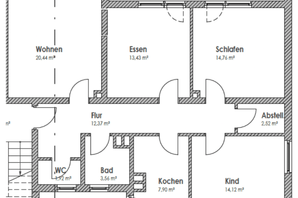 Pronájem bytu 4+1 93 m², Ringstraße 5, Walldürn, Bádensko-Württembersko Pronájem bytu 4+1 93 m², Ringstraße 5, Walldürn, Bádensko-Württembersko