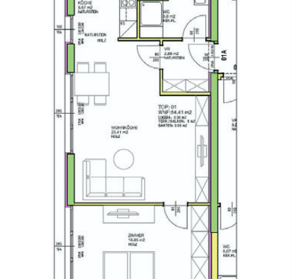 Pronájem kanceláře 56 m², Brandmayergasse 23/Top 1, Wien, Wien Pronájem kanceláře 56 m², Brandmayergasse 23/Top 1, Wien, Wien