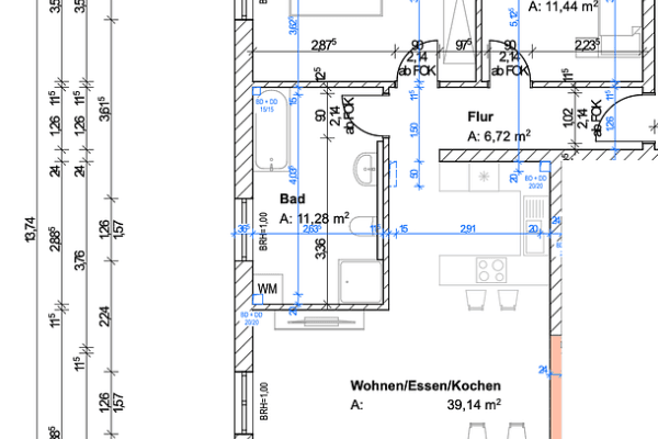 Pronájem bytu 3+1 89 m², Haupstraße 39, Unterdietfurt Pronájem bytu 3+1 89 m², Haupstraße 39, Unterdietfurt
