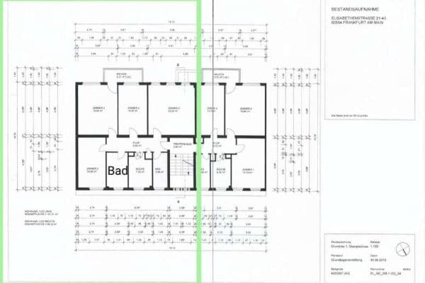 Pronájem bytu 4+1 102 m², Elisabethenstr 21, Frankfurt am Main Pronájem bytu 4+1 102 m², Elisabethenstr 21, Frankfurt am Main