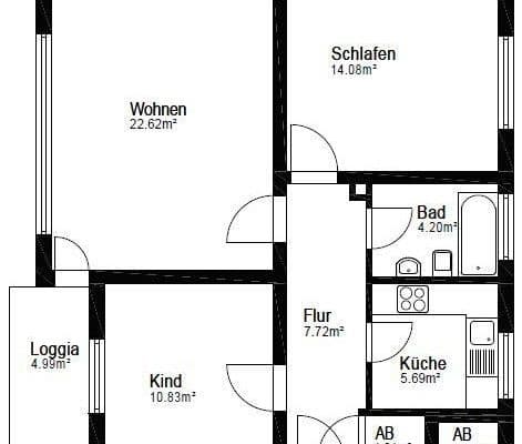 Pronájem bytu 3+kk 71 m², Schermbeck Pronájem bytu 3+kk 71 m², Schermbeck