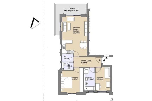 Prodej bytu 3+1 90 m², Grevenbroich Prodej bytu 3+1 90 m², Grevenbroich