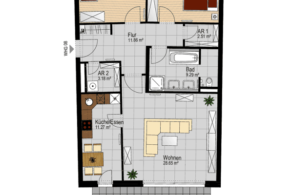 Prodej bytu 3+1 104 m², Franz-Marc-Straße 1, Puchheim-Bahnhof, Bavorsko Prodej bytu 3+1 104 m², Franz-Marc-Straße 1, Puchheim-Bahnhof, Bavorsko