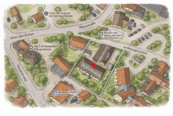 Prodej domu 821 m², pozemek 2.290 m², Schwarmstedt Prodej domu 821 m², pozemek 2.290 m², Schwarmstedt