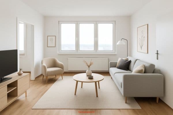 Pronájem bytu 2+1 43 m², Okružní, Pronájem bytu 2+1 43 m², Okružní,