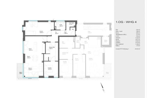 Prodej bytu 3+1 101 m², Hamburg, Hamburg Prodej bytu 3+1 101 m², Hamburg, Hamburg