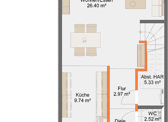 Pronájem domu 140 m², pozemek 100 m², Veckerhagenerstr. 4, Fuldatal, Hessen Pronájem domu 140 m², pozemek 100 m², Veckerhagenerstr. 4, Fuldatal, Hessen
