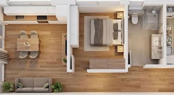 Pronájem bytu 2+1 55 m², Gartenstraße 45, Aspach Pronájem bytu 2+1 55 m², Gartenstraße 45, Aspach