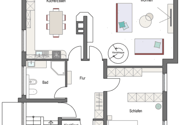 Pronájem bytu 4+1 110 m², Hanau Steinheim Pronájem bytu 4+1 110 m², Hanau Steinheim