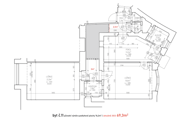 Pronájem bytu 2+1 70 m², Bílkova, Praha Pronájem bytu 2+1 70 m², Bílkova, Praha