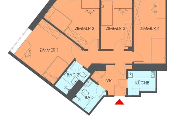 Pronájem bytu 4+1 80 m², Leystraße 42, Wien, Wien Pronájem bytu 4+1 80 m², Leystraße 42, Wien, Wien