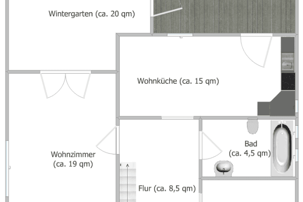 Prodej domu 110 m², pozemek 750 m², Hetlingen Prodej domu 110 m², pozemek 750 m², Hetlingen