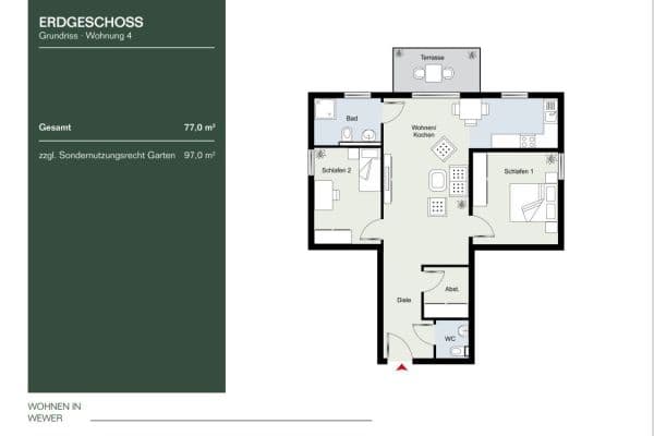 Pronájem bytu 3+1 77 m², Paderborn, Severní Porýní-Vestfálsko Pronájem bytu 3+1 77 m², Paderborn, Severní Porýní-Vestfálsko