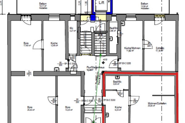Pronájem bytu 2+1 38 m², Wienerstr. 29, Linz, Horní Rakousko Pronájem bytu 2+1 38 m², Wienerstr. 29, Linz, Horní Rakousko