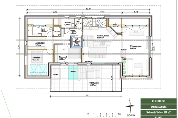 Prodej bytu 5+1 187 m², Draxlerstraße, Hallwang Prodej bytu 5+1 187 m², Draxlerstraße, Hallwang