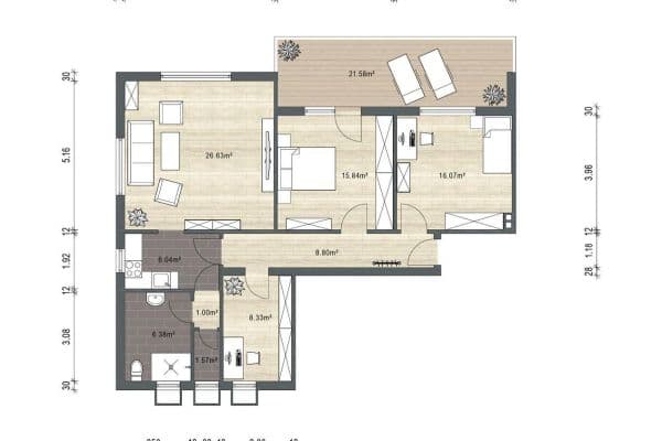 Prodej bytu 4+1 91 m², Zum Ehranger Wald 11, Trier Prodej bytu 4+1 91 m², Zum Ehranger Wald 11, Trier