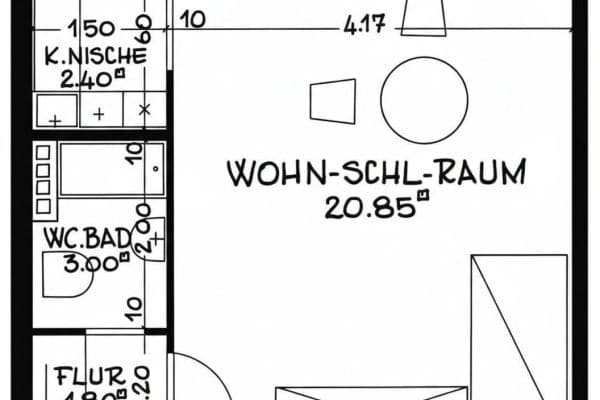 Pronájem bytu 1+1 27 m², Alberweg 10, Ulm, Bádensko-Württembersko Pronájem bytu 1+1 27 m², Alberweg 10, Ulm, Bádensko-Württembersko