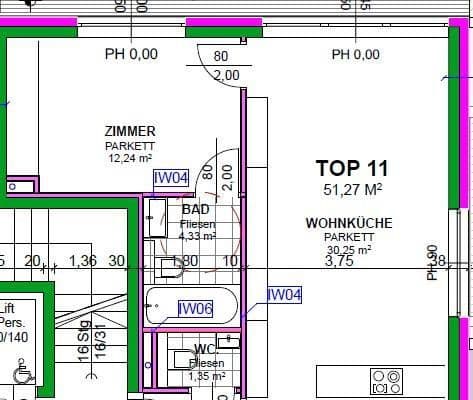 Pronájem bytu 2+1 52 m², Heiligenstädter Straße 395a, Wien, Wien Pronájem bytu 2+1 52 m², Heiligenstädter Straße 395a, Wien, Wien