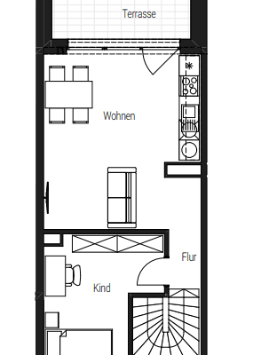 Pronájem bytu 3+1 69 m², Steinbühler Straße 4-6, Nürnberg, Bavorsko Pronájem bytu 3+1 69 m², Steinbühler Straße 4-6, Nürnberg, Bavorsko