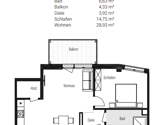 Pronájem bytu 2+1 62 m², Steinbühler Straße 4-6, Nürnberg, Bavorsko Pronájem bytu 2+1 62 m², Steinbühler Straße 4-6, Nürnberg, Bavorsko
