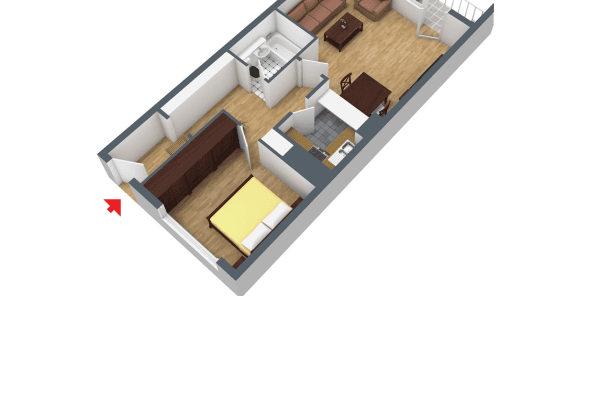 Pronájem bytu 2+1 60 m², Offenbach Pronájem bytu 2+1 60 m², Offenbach