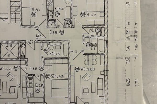 Prodej bytu 3+1 78 m², Egerländer Str. 26a, Augsburg Prodej bytu 3+1 78 m², Egerländer Str. 26a, Augsburg