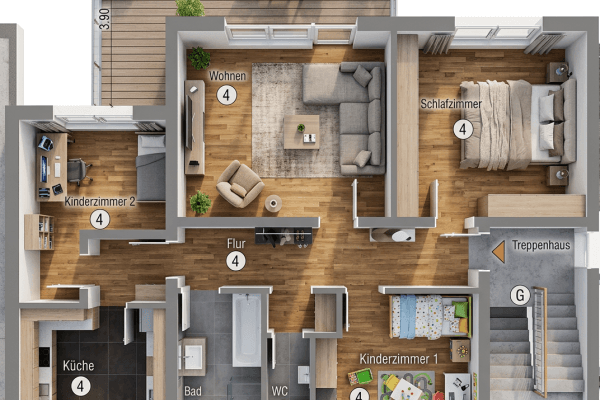 Prodej bytu 4+1 105 m², Baden-Baden Prodej bytu 4+1 105 m², Baden-Baden