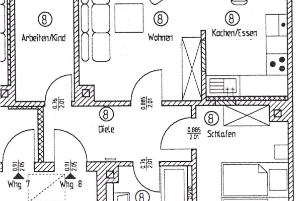 Pronájem bytu 3+1 55 m², Schneiderstraße 4, Leipzig, Sasko Pronájem bytu 3+1 55 m², Schneiderstraße 4, Leipzig, Sasko