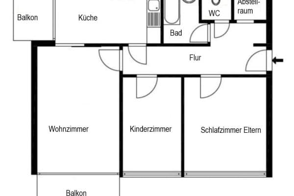 Prodej bytu 3+kk 76 m², Wilhelm-Leuschner-Str.14, Böblingen Prodej bytu 3+kk 76 m², Wilhelm-Leuschner-Str.14, Böblingen