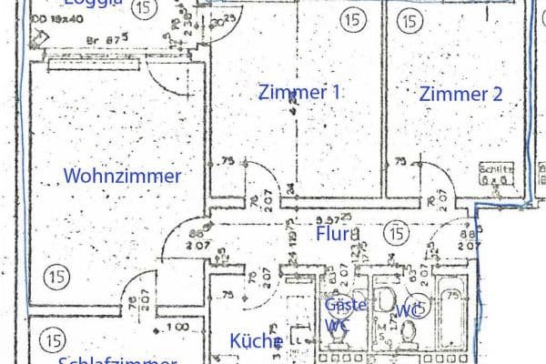 Pronájem bytu 4+1 88 m², Tegeler Plate 15, Bremen, Bremen Pronájem bytu 4+1 88 m², Tegeler Plate 15, Bremen, Bremen