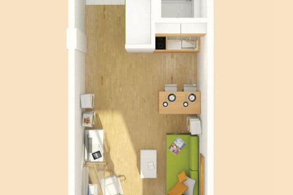 Pronájem bytu 1+1 23 m², St.-Cajetan-Str. 37, München, Bavorsko Pronájem bytu 1+1 23 m², St.-Cajetan-Str. 37, München, Bavorsko