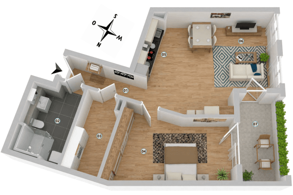 Pronájem bytu 2+1 75 m², Hannelore-Kunze-Straße 22-24, Hannover, Dolní Sasko Pronájem bytu 2+1 75 m², Hannelore-Kunze-Straße 22-24, Hannover, Dolní Sasko