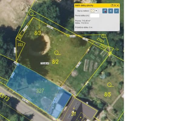 Prodej pozemku 700 m², Katusice Prodej pozemku 700 m², Katusice