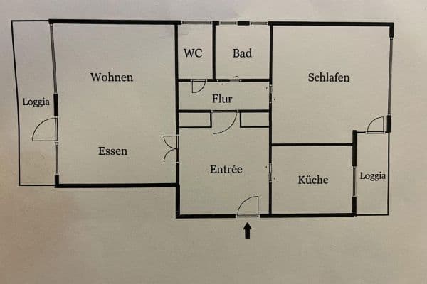Pronájem bytu 2+1 75 m², Krefeld Pronájem bytu 2+1 75 m², Krefeld