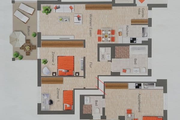 Prodej bytu 3+1 90 m², Inntalstraße 8, Brannenburg, Bavorsko Prodej bytu 3+1 90 m², Inntalstraße 8, Brannenburg, Bavorsko