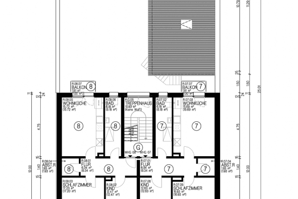 Pronájem bytu 2+1 65 m², Augartenstraße 27, Mannheim, Bádensko-Württembersko Pronájem bytu 2+1 65 m², Augartenstraße 27, Mannheim, Bádensko-Württembersko
