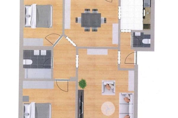 Pronájem bytu 4+1 107 m², Übach-Palenberg Pronájem bytu 4+1 107 m², Übach-Palenberg