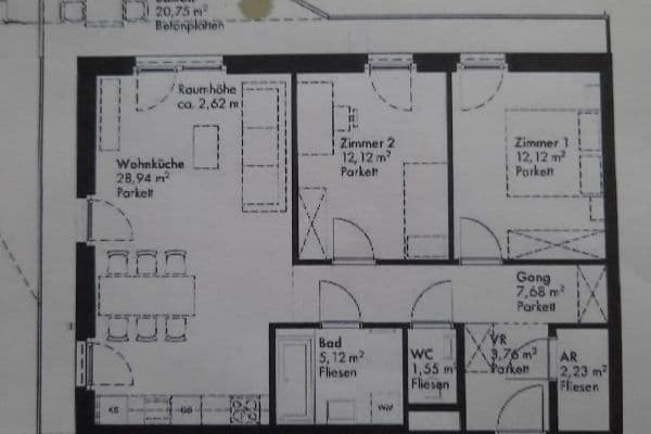 Pronájem bytu 3+1 74 m², Gerasdorfer Straße 105, Stiege 4, Wien, Wien Pronájem bytu 3+1 74 m², Gerasdorfer Straße 105, Stiege 4, Wien, Wien