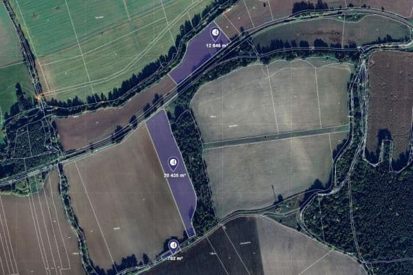 Prodej pozemku 62.245 m², Prodej pozemku 62.245 m²,