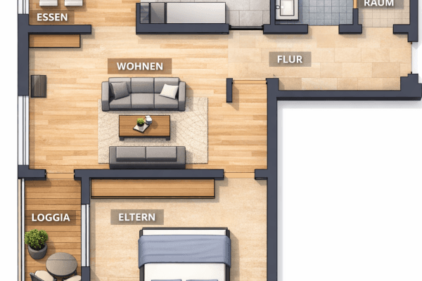 Pronájem bytu 2+kk 62 m², Strohgäustraße 11, Leonberg Pronájem bytu 2+kk 62 m², Strohgäustraße 11, Leonberg