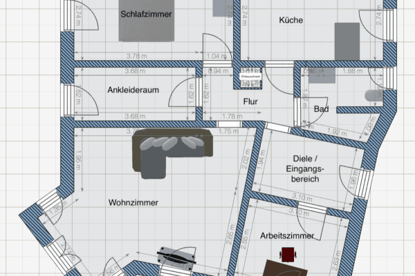 Pronájem bytu 4+1 81 m², Sedanstr. 35, Essen Pronájem bytu 4+1 81 m², Sedanstr. 35, Essen